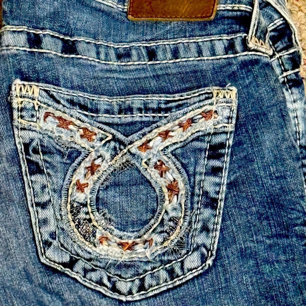 Big Star Jeans Maddie Bootcut Mid Rise Stretch Western Jeans size 29 Regular